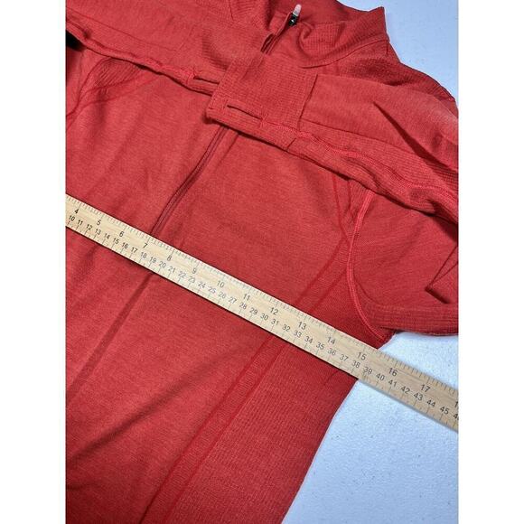 Equestrian Goode Rider Red 1/4 Zip Pullover Long Sleeve Wool Blend SIze M - Picture 2 of 6